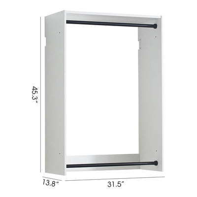 Devi - Wall Mounted Closet System, Modular Units