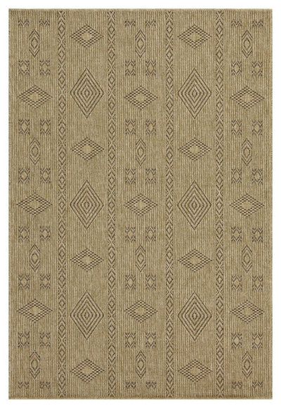 Earth - 7'10" X 10'3" Indoor, Outdoor Area Rug - Natural, Mocha