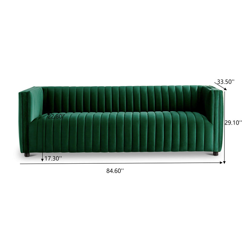 Dominic - Channel Tufted Sofa