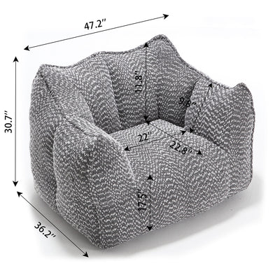 Comfortable Chenille Sofa Chairs With Highly Resilient Foam For Living Rooms And Bedrooms