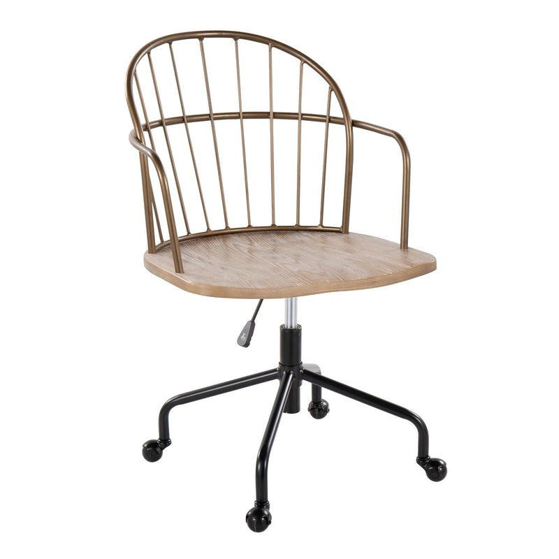 Riley - Farmhouse Adjustable Office Chair