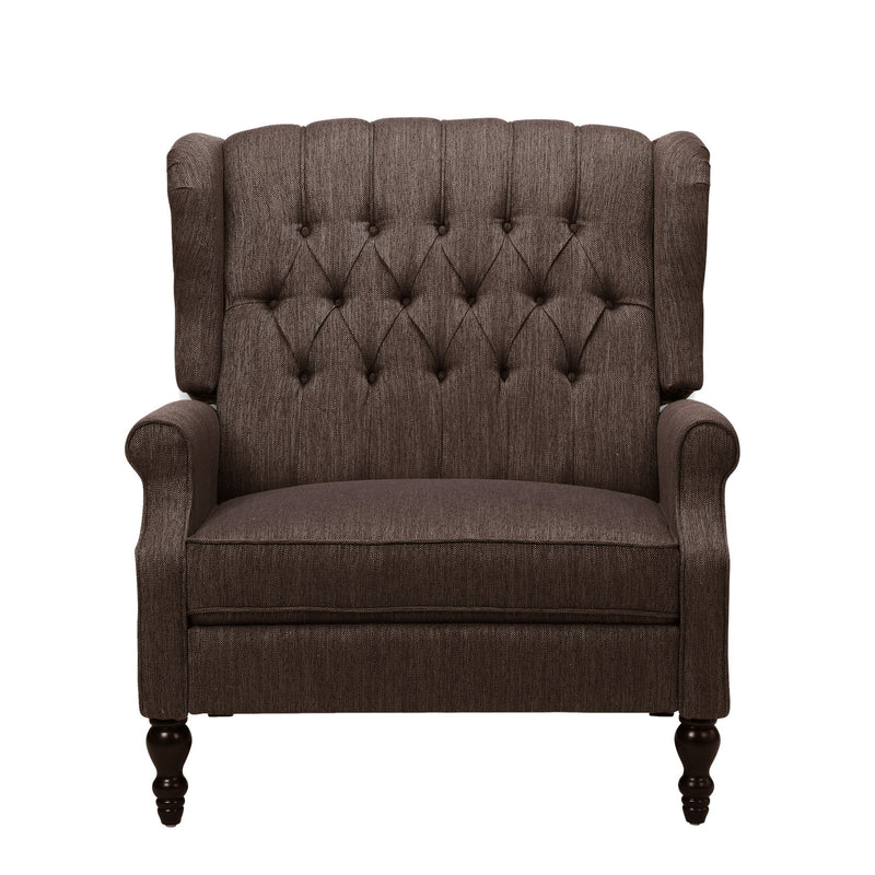 Dunham - Contemporary Fabric Tufted Oversized Pushback Recliner