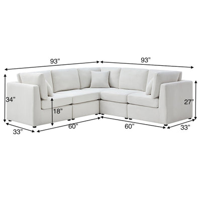 Chauncy - 5 Piece Sectional