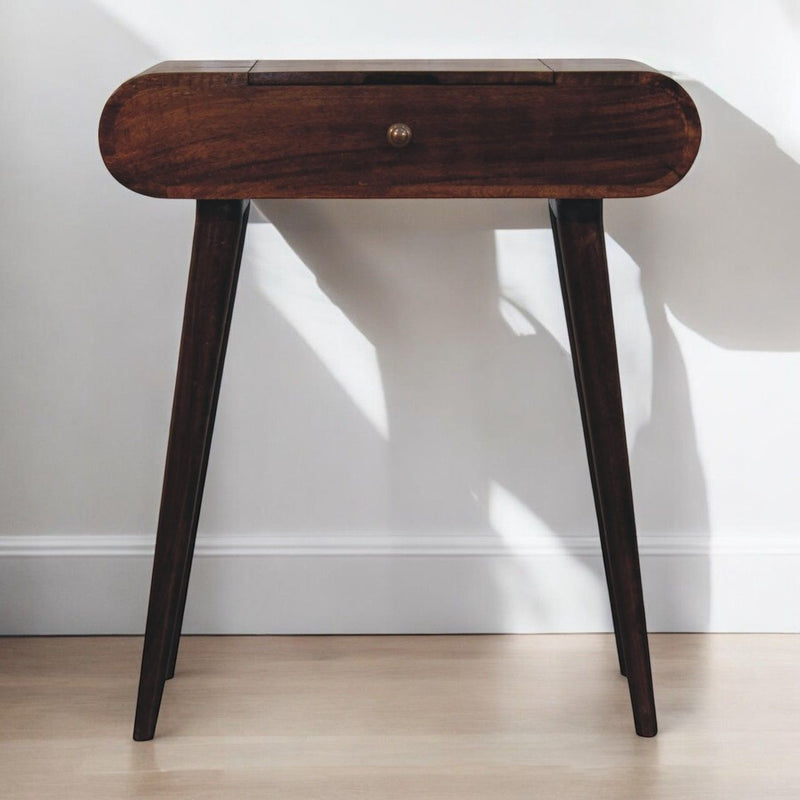 Mini Dressing Table With Foldable Mirror