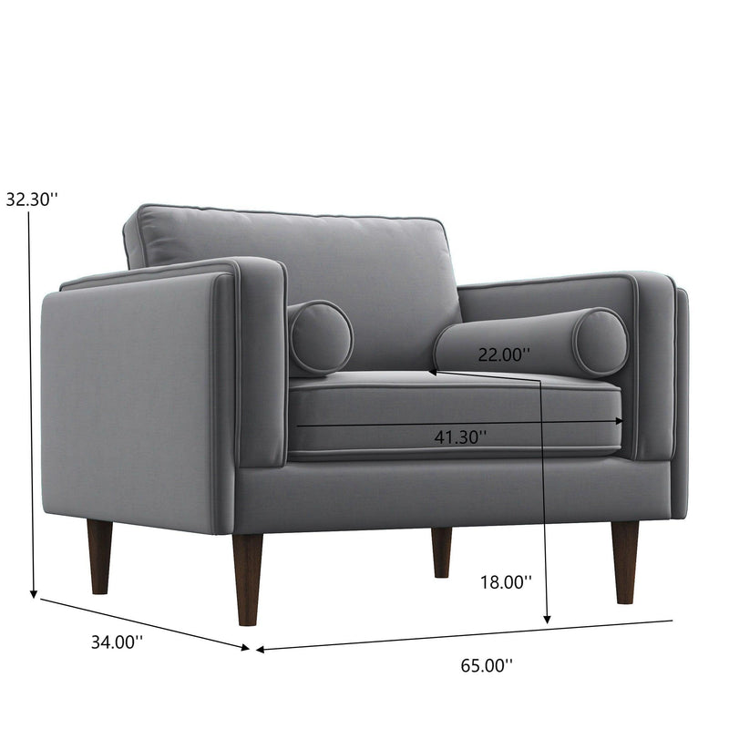 Amber - Velvet Universal Lounge Chair