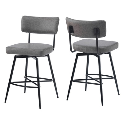 Retro Swivel Counter Stools (Set of 2)