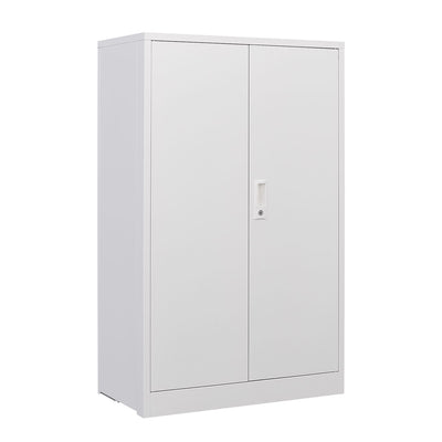 Metal Storage Cabinet With Locking Doors And Adjustable Shelf, Folding Filing Storage Cabinet, Folding Storage Locker Cabinet For Home Office, School, Garage