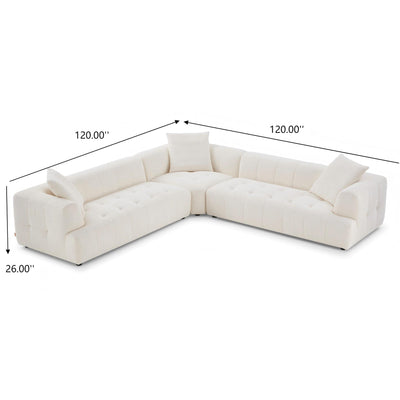 Kaynes - Elegant Upholstery Corner Sofa