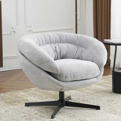 Modern Chenille Office Chair With 360 Degree Swivel
