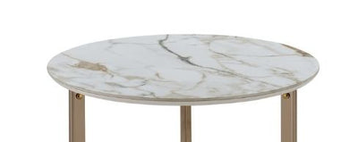 Aziz - Sintered Stone Top Round Coffee Table