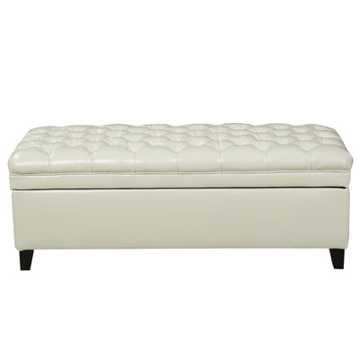 Juliana - Storage Ottoman With Birch Legs