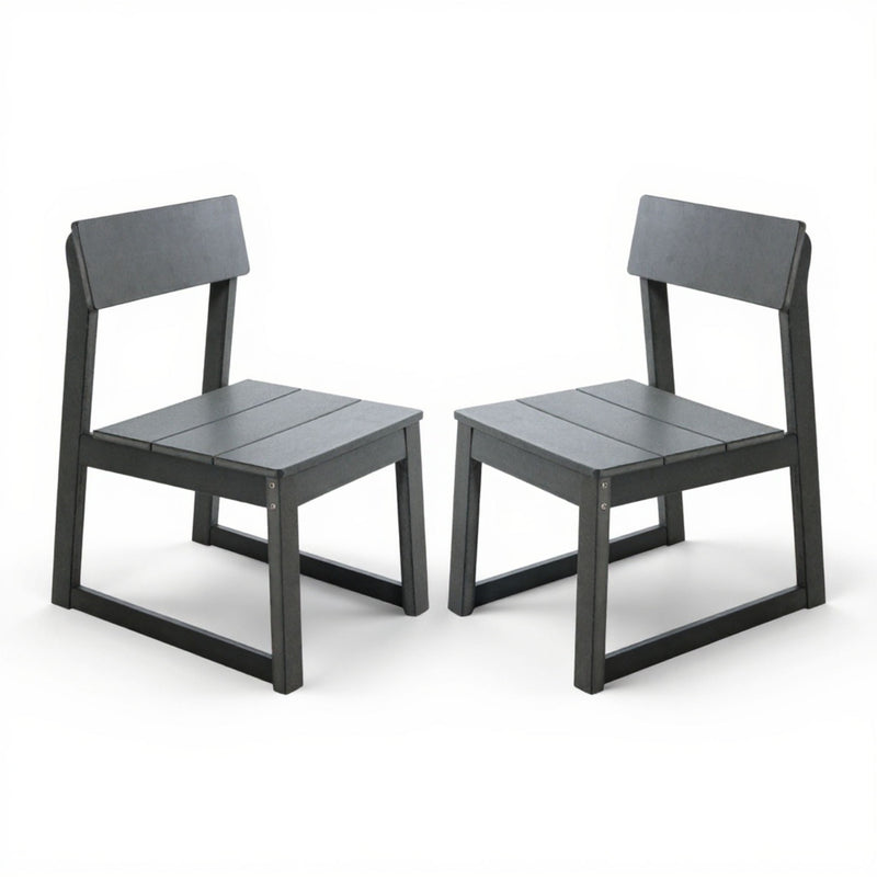 All Weather Patio Dining Chairs (Set of 2)
