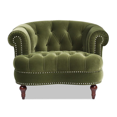 La Rosa - Victorian Tufted Upholstered Accent Chair