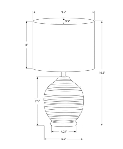 Lighting, Table Lamp, Ceramic, Transitional - Black