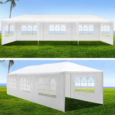10X20' Outdoor Garden Gazebo Wedding Party Tent Canopy Marquee With Removable Sidewalls