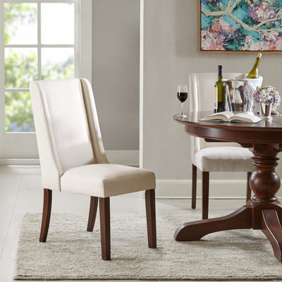 Brody - Wing Parson Dining Chair (Set of 2) - Cream