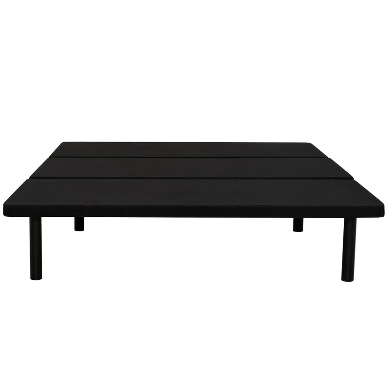 Queen Size Platform Bed Frame, Bedroom Furniture Metal Bed Foundation Base - Black