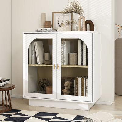 Storage Cabinet With Acrylic Door For Living Room