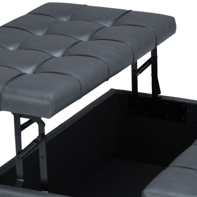 Harrison - Upholstered Coffee Table Storage Ottoman