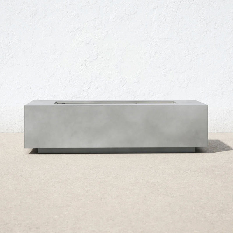 Modern Concrete Design Propane Outdoor Fire Pit Table