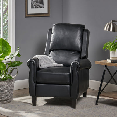 Contemporary Push Back Recliner Chair