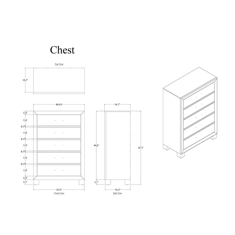 Rover - Chest - Gray
