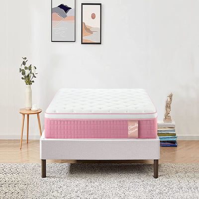 12" Hybrid Mattress With Individual Pocket Spring, Comortable Memory Foam