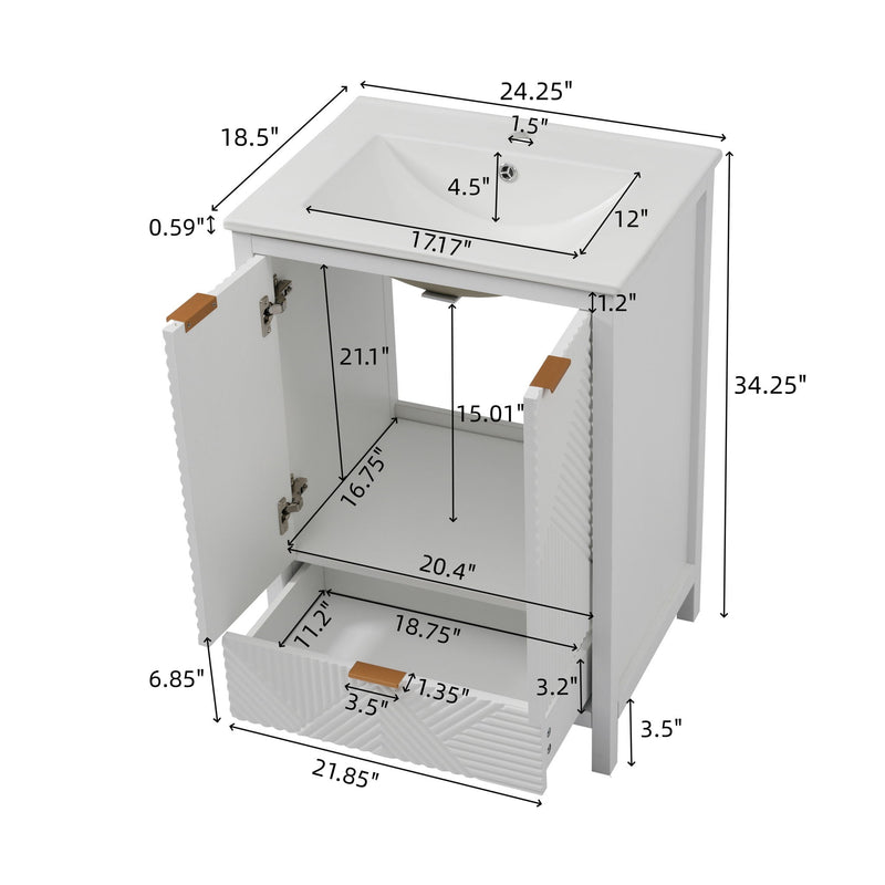 Modern Bathroom Vanity With Sink Combo