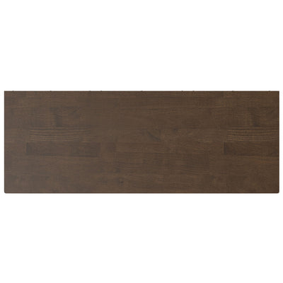 Harper - Low 6 Cube Storage With Drawers - Walnut Brown