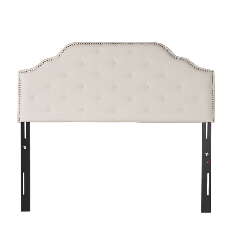 Charismatic - Size Headboard With Button Tufting And Nailhead Trim