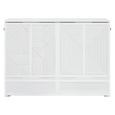 Murphy Bed With Large Drawer, USB Ports And Outlets