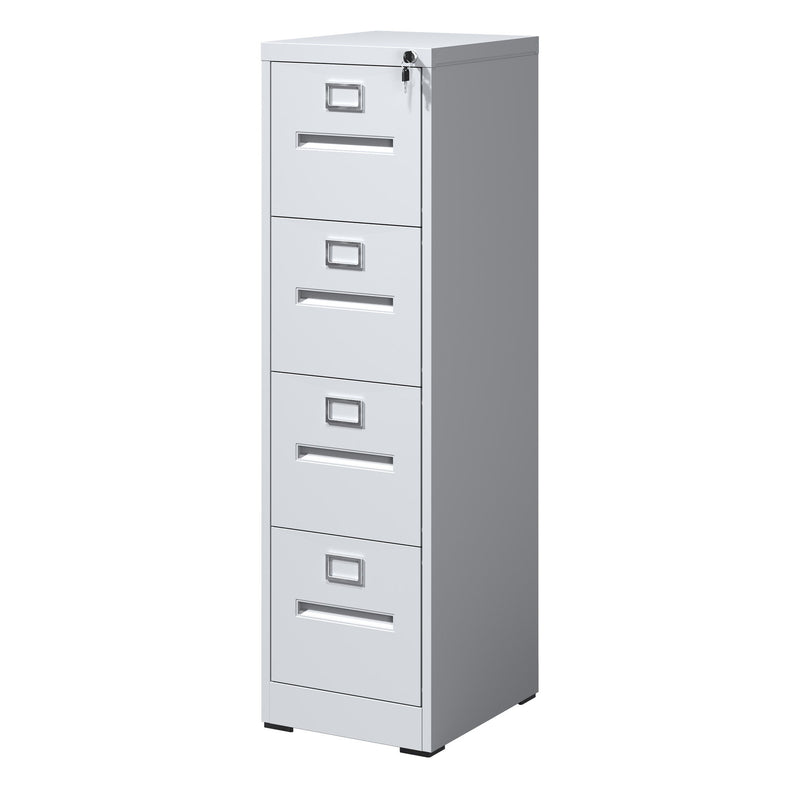 Premium Drawer File Cabinet With Lock, Metal Vertical Design, A4 Legal / Letter Size