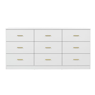 9 Drawer Dresser, Ample Storage For Bedroom