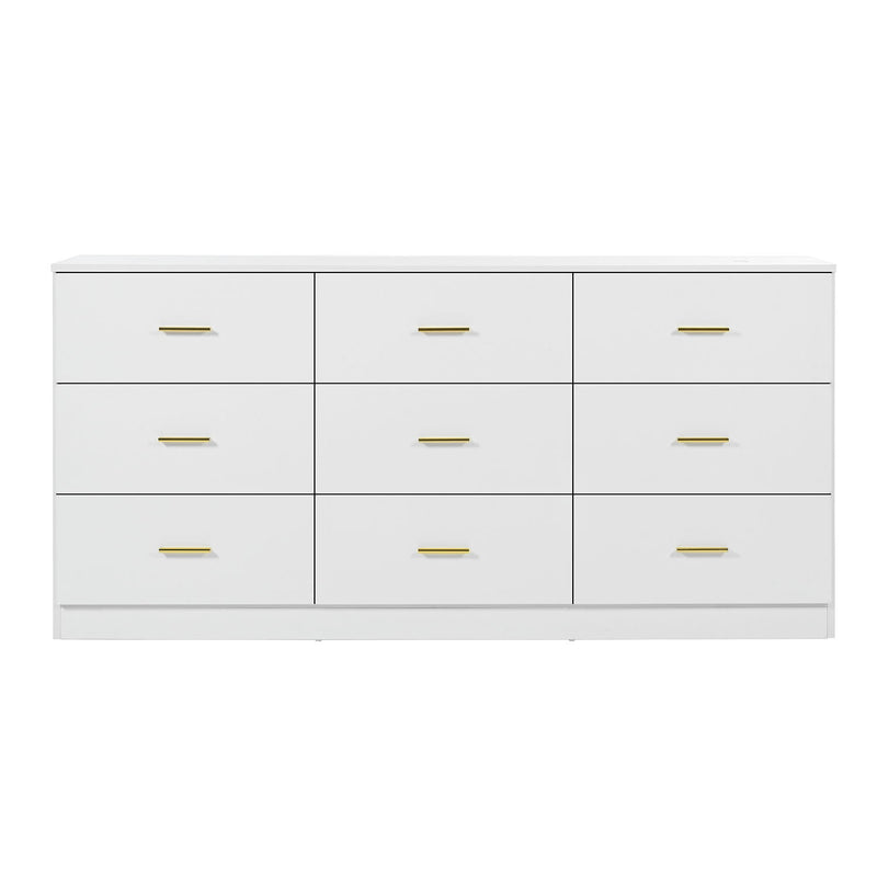 9 Drawer Dresser, Ample Storage For Bedroom