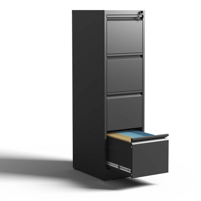 Steel Drawer Vertical File Cabinet With Lock For A4 Legal / Letter Size