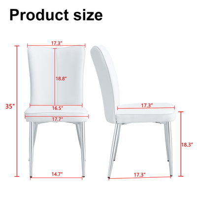 Minimalist Style Minimalist Dining Chairs With Metal Legs