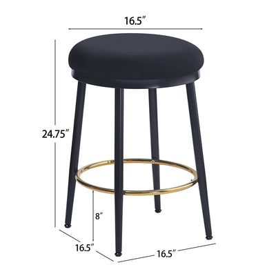 Stylish Design Counter Stools (Set of 2)
