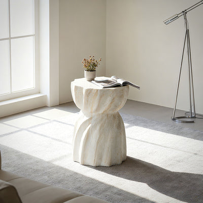 Outdoor End Table - Marble