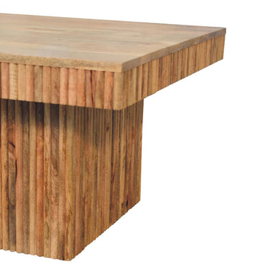 Soba - Chunky Coffee Table - Oak