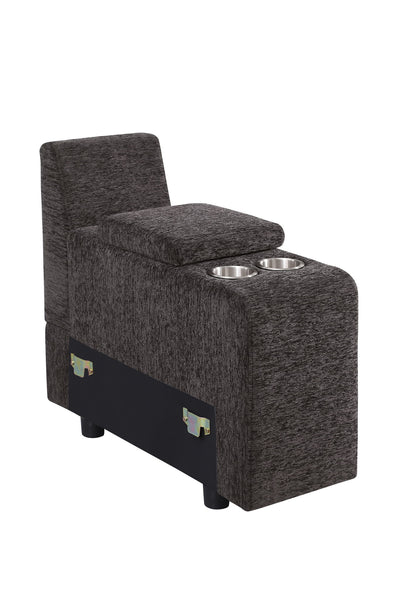 Nyeisha - Piece Upholstered Sofa & Chaise - Coffee