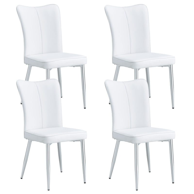 Minimalist Style Minimalist Dining Chairs With Metal Legs