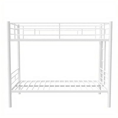 Bunk Bed For Kids, Convertible Frame With Ladders & Guardrail