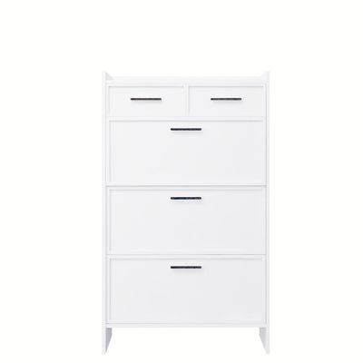 3 Doors Shoe Cabinet With 2 Drawers