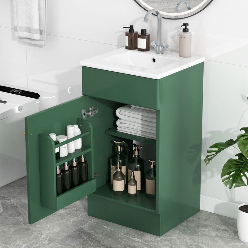 Bathroom Vanity With Sink, Cabinet With Adjustable Shelf