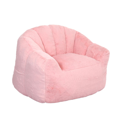 Beanbag Chair, Beanbag Sofa Chair With Armrests Stuffed High Density Foam
