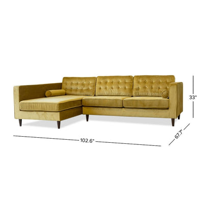 Christian - Mid-Century Modern Design Sectional Sofa