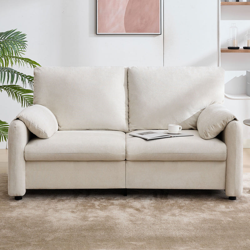 Modern Minimalist Down Filled Sofa