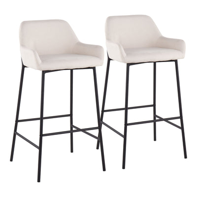 Daniella - Industrial Fixed Height Bar Stool (Set of 2)