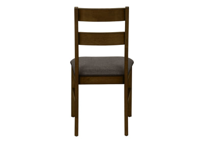 Dining Chair, Upholstered, Side, Dining Room, Transitional (Set of 2) - Brown