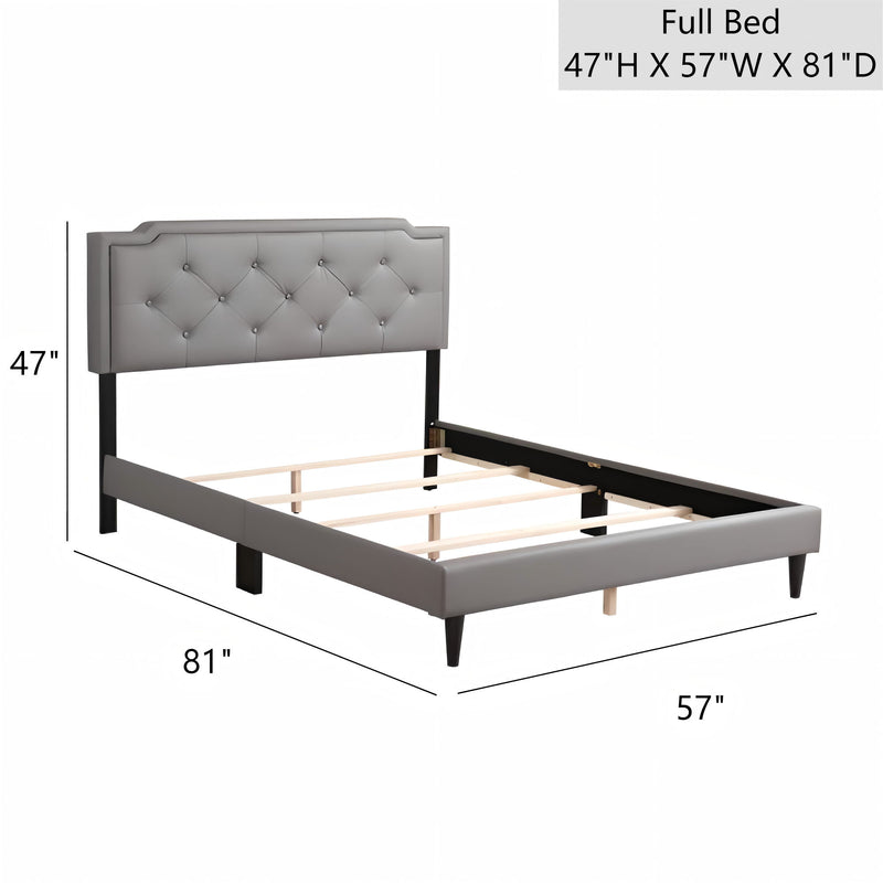 Button Tufted Bed Charming For Cozy Spaces